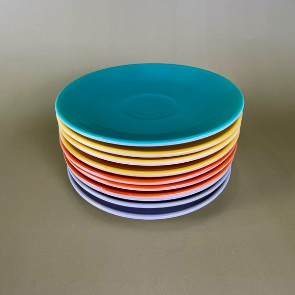 Hazel Atlas Other - Vintage Hazel Atlas Crinoline Saucer -- Set of 10 plates –  Mid-Century Modern
